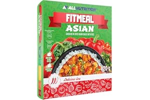 ‎ALLNUTRITION ALLNUTRITION FITMEAL Gesundes Fertiggericht - Schnelle Einfache Zubereitung Haltbar Ohne Konservierungsstoffe - Ohne Kühlung Leckere Füllung Fit Kalorienarm - 420g Asiatisch