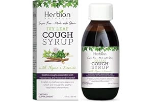 Herbion Naturals- Jarabe para la Tos de Hoja de Hiedra con Tomillo - 5 fl. oz. (150 ml)