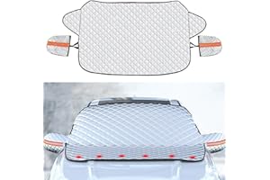 AMDONALO Windschutzscheibe Schneebedeckungen Magnetische Auto Sonnenschutz Frontscheibe Windschutzscheibe Abdeckung 88.58in x 43.3in Universal
