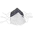 Perry Ellis Reusable Rounded Woven Fabric Face Masks (Pack of 3, Colors)