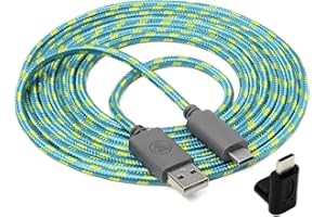 snakebyte USB Charge: Cable - USB-C Charging Cable For Use with all USB-C Compatible Devices Such as Nintendo Switch Lite, Smartphones Etc. (Nintendo Switch)