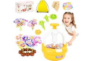 Funsland Laboratorio dei Fiori Bambina, Giochi Bambina 4 5 6 7 8 9 10 Anni,Crea Fiori Gioco per Bimba, Bouquet Fiori Bambini,Regalo Creativo Giocattolo fai da te per Femmina