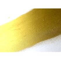 Polvere di ottone fine, 9 µm, a forma di piastra, pigmenti metallici, polvere di metallo stabilizzata, oro ricco, da 100 g (500 g