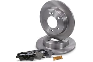 BESTPRICE BESTPRICE Brake Set Rear Axle Including Brake Discs Diameter 262 mm Full + Rear Brake Pads Compatible with Hyundai Veloster (FS) Kia CEE'D, Soul II (PS)