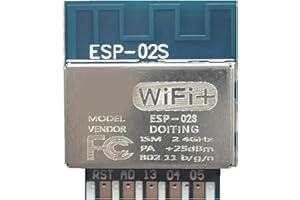 ZXCVWWE Wi-Fi-Modul ESP-02S TYWE2S Serielles Golden Finger-Paket Wireless-kompatibel ESP8266 mit ESP8285 Übertragung transparenter X1A2
