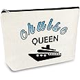 Cruise Trip Gift Cosmetic Bag Cruise Vacation Gift for Women Cruise Themed Travel Makeup Bag Cruising Lover Gift Girls Weekend Gift Beach Life Gift Travel Gift for Best Friend Friendship Gift