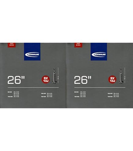 Teravail 26" Fat Bike Inner Tube (Presta) (4.0 - 5.0") (32mm