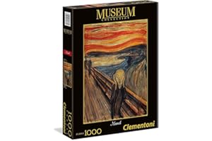 Clementoni 1000 Krzyk Museum Collection Puzzle, Wielokolorowy, Od 14 lat