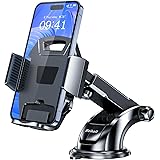 Beikell Supporto Auto Smartphone, Supporto per Telefono per Auto [360 Gradi di Rotazione] con Cruscotto Regolabile e Supporto