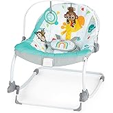 Bright Starts Wild Vibes Bebekten Y&uuml;r&uuml;yen Y&uuml;r&uuml;yen Y&uuml;r&uuml;yen Rocker'a, Titreşimli, Unisex, Yenidoğan +