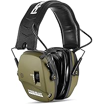 Casque Anti-bruit électronique IDOGEAR EC6701 - Réduction Bruit - Armée
