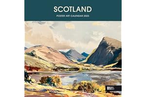 Scotland Poster Art National Railway Museum Square Wiro Wall Calendar 2023