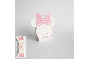 SCOTTON SPA Bomboniera Scatola per Confetti Minnie Disney Rosa Set 20 pz Art 68068