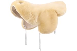 merauno Western Sheep Skin Saddle Seat Cover – Riding Western Agneau Mérinos Housse de selle