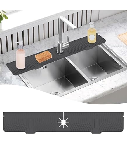 Tapis Absorbant Pour Robinet D'évier – En Terre De Diatomée, Séchage Rapide, Protège Plans De Travail (tailles 40 Cm Ou 60 Cm)