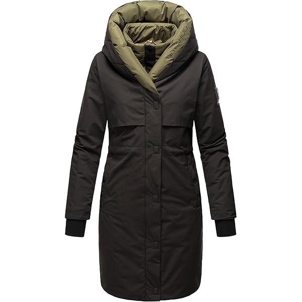 Navahoo Damen Winterparka Wasserdicht & Warm - Mit Abnehmbarer Kapuze Und Praktischen Innenträgern