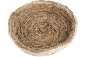 SimpleLife Paille Naturelle tissée par nid de Pigeon lit la Cage à la Main pour Les cobayes de Lapin