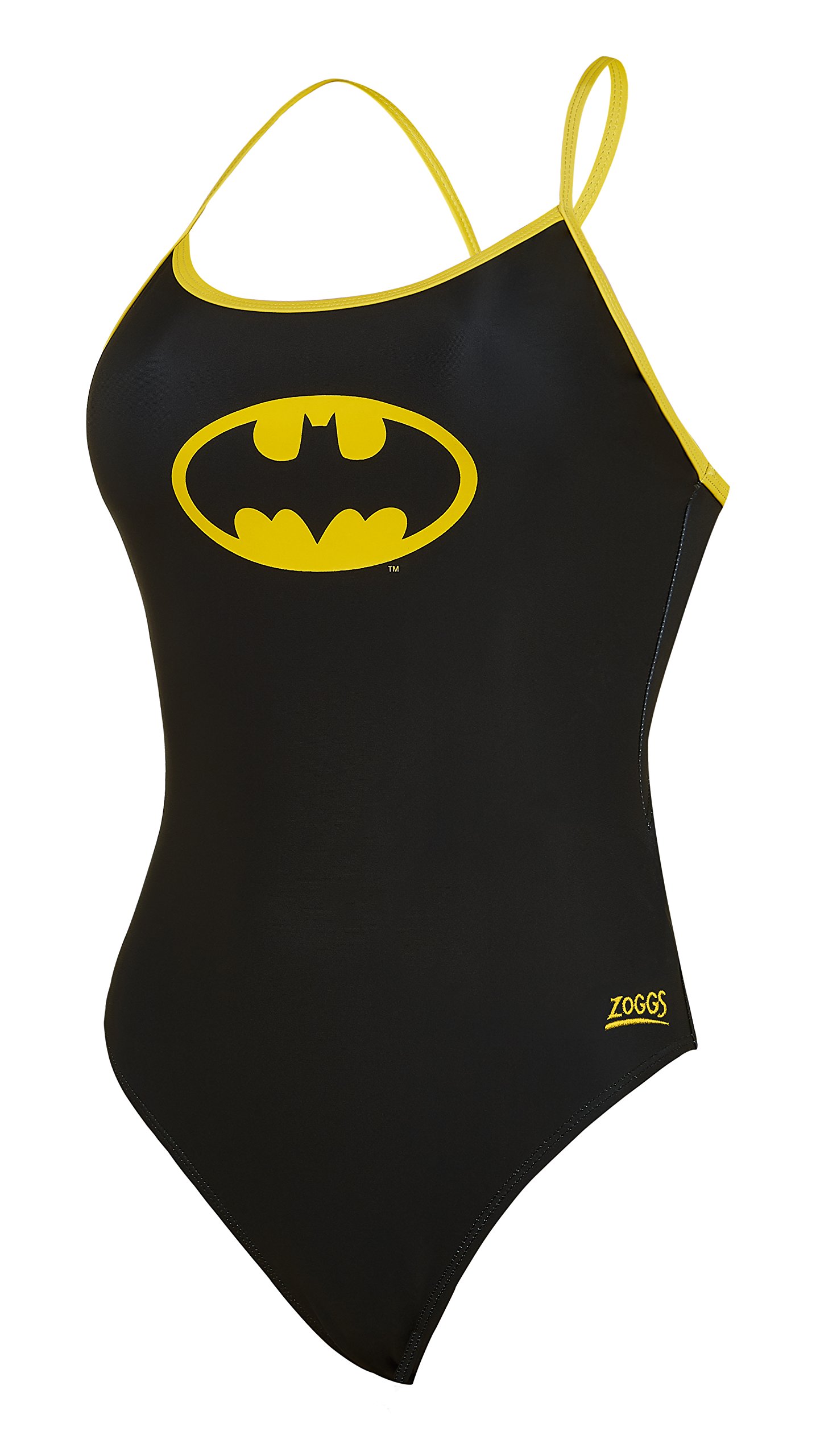 Zoggs-Damen-Badeanzug-Batman-Sprintback