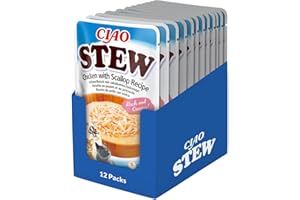 INABA CHURU Cat Ciao Stew Receta Pollo Y Vieira 12X 40GR
