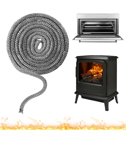 Junta De Cuerda De Fibra Cerámica - 5 Metros, Diámetro 12mm, Resistente Hasta 1260°C, Para Hornos Y Estufas