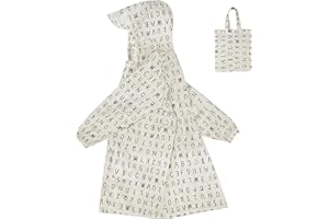 Hovkib Kinder Regenmantel für Mädchen Jungen Regenjacke Kleinkind Regenponcho Leichte Regenbekleidung Wasserdicht Regenanzug Regenkleidung