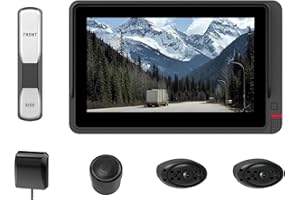 RexVision DVS PSS Kits London's DVS Progressive Safe Systems Kit with Night Vision Waterproof Front Side View Camera 7 inch VGA Monitor for HGVs Commercial Vehicles and Vans (Turn Alarm Included)