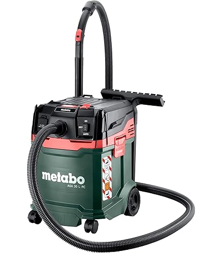 Metabo ASA 30 L PC INOX Bouwstofzuiger - 1250W - L-klasse - 30L