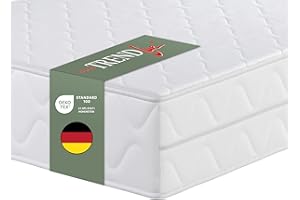 ‎BADENIA TRENDLINE Badenia Trendline BT100 2-in-1 Duo XXL orthopädische 7-Zonen Komfortmatratze, 22 cm hoch, Härtegrad 2 und 3, 140 x 200, Öko-Tex zertifiziert, produziert nach deutschem Qualitätsstandard