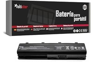 VOLTISTAR® - Batería MU06 para portátil HP G62 G72 G42 430 431 435 450 455 630 635 MU09 HSTNN-Q60C HSTNN-Q62C HSTNN-LB0W HSTNN-Q61C HSTNN-Q62C HSTNN-Q63C (10.8V)