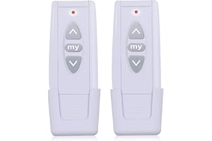 ALISONTECH 2 para 1810630 Telis 1 Pure - Mando a Distancia 433.42MHZ Obturadores por Radio de 1 Canal, para controlar 1 Motor o 1 Grupo de Motores Radio 3 años de garantía