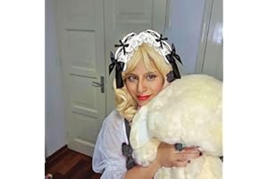 LaVenty Lolita Accessories Lace Lolita Lolita Maid Headdress Vintage Lolita Cosplay Party Hair Accessories