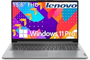 Lenovo, Pc Portatile Notebook, Display FHD da 15,6", CPU Intel N4500, Ram 8Gb, SSD 256Gb, Computer Portatile con Libre, W11 e Mouse Wireless, Preconfigurato
