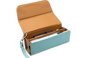 UPSHELL - Cover Compatibile con Sigaretta Elettronica - Custodia In Eco Pelle Di Alta Qualità - Borsello/astuccio Sigaretta Elettronica Con Organizer Per Power Bank,accessori,liquido