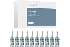 Dr. Pen Needles, Replacements for Dr. Pen Microneedling Pen M8/M7S | Original Dr. Pen Cartridges • 304 Stainless Steel • Individually Packaged • Fits M8/M7S • 10 Pcs 36 Pins