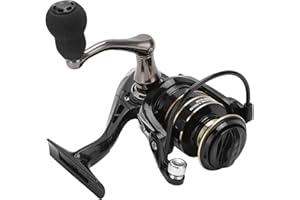 SUNGOOYUE 5.2 : 1 Trwały Kołowrotek Spinningowy, Metalowe Przełożenie o Dużej Prędkości Akcesoria do Spinningu Wędkarskiego(AE3000)