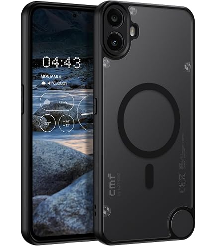 Hülle Für CMF Phone 1 | Kristallklare Acryl-Rückseite & Farbiger TPU-Rahmen | Stoßfest & Kratzfest