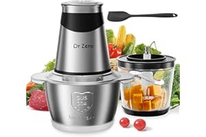 Tritatutto Elettrico HOMEASY 350W - Frullatore Multifunzione Con Ciotola Acciaio Inox 2L, Perfetto Per Carne, Verdure E Baby Food - Foto 9