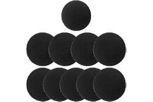 MEMOFYND 10 Almohadillas filtrantes de carbón Activado, Filtro Redondo, Adecuada para contenedores de abono de hasta 17 cm.