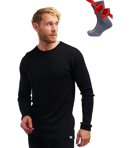 Maglia Termica Uomo a Manica Lunga in Lana Merino