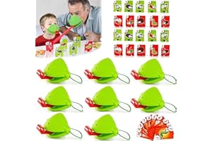 Tugeem Frog Tongue Game, Lizard Tongue Game, Frog Mask with Blow Tongue, Frog Tongue Mask Games, Frog Toy Tongues Out Toys,with Blowing Air, Multiplayer Party Games(8PCS)