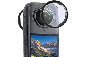 SELURK Rotating Lens Guards for Insta360 X4 accessories Waterproof Anti-Scratch Removable Lens Protector High Transparency Protective Cover Frame Compatible with Insta360 one X4 Standard Lens (2 Pieces)