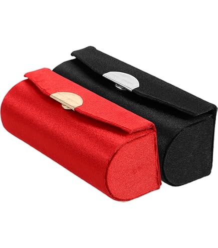 Mini Porta Rossetto in Vera Pelle con Specchio - Custodia da Viaggio Chic