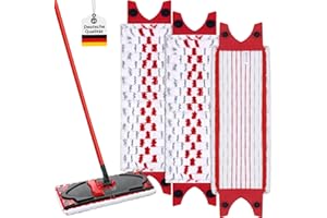 PIMDYGO Recharge Vileda Serpillere, Lot De 3 Serpillere Vileda, Recharge Vileda Balai Serpillere, Vileda Recharge Ultramax pour Les Systèmes De Balais à Plats Vileda, pour Tous Types De Sols (3 Pièces)