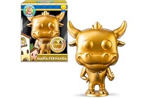 Grand Prix - Vaquilla María Fernanda Dorada de 15 cm, Figura de Vinilo Edición Limitada del Programa de Televisión Grand Prix, Idea de Regalo, Juguete Oficial, 6 años+, TV Fans, Famosa (GRN02000)
