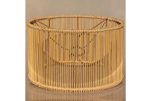 OSASY abat-jour en rotin, abats-jour pour salon, chambre à coucher et bureau lampadaire
