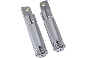 HDBUBALUS Moto Pied Piquets moleté surfaces Repose-pieds Repose-pieds avant arrière pour Harley Touring Sportster Softail Dyna