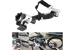 rebirthsame Fahrradanhänger Kupplung Aluminium Legierung Linker Fahrrad Anhängerkupplung Anhänger Hitch Adapter Befestigung Für Kinderanhänger Hundeanhänger Lastenanhänger