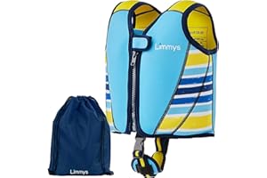 Limmys Gilet Nuoto Bambini Premium – Gilet Piscina Bimbi Moderno per Maschi, Femmine e Neonati – Con Sacca Inclusa