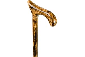 MASTER OF CHESS Stupendo bastone da passeggio in legno "DERBY" (naturale, marrone chiaro)