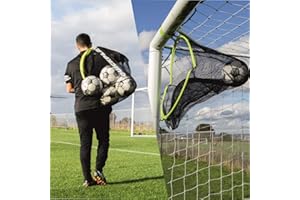 QUICKPLAY Target Sax 2in1 Football Target Net and Football Ball Bag | Multi-Sport Target Net and Equipment Bag